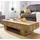 FineBuy Couchtisch Braun Akazie 120 x 45 x 30 cm