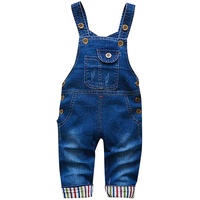 TT- Baby Neugeborenes Jungen Mädchen Jeans Latzhose Strampler Overalls Denim Hose Strampler Kleidung Jeanshose Latzhosen Jeans Hosen Baby Kinder Overall (Blau, 80)