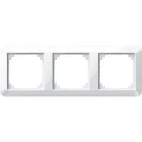 Merten Merten, 3fach Rahmen 1-M, System M Polarweiss glänzend