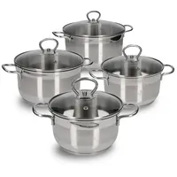 Mondex Kochtopfset, Silber, Metall, Kochen, Töpfe, Topfsets