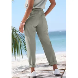 beachtime by lascana Schlupfhose Casual Khaki 38