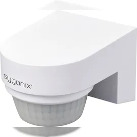 Sygonix SY-6733030 Wand, Oberflächenmontage PIR-Bewegungsmelder 240° Relais Weiß IP65