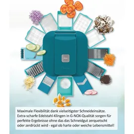 Genius Nicer Dicer Chef Professional Verstellbarer Gemüsehobel Set 2-tlg. - V-Klinge
