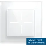 eQ-3 Homematic IP Glastaster + Glas-Wandthermostat + Glasrahmen – 2-fach