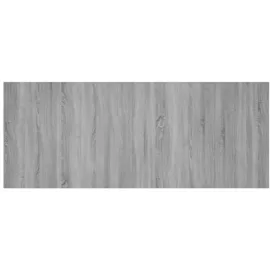 vidaXL Kopfteil mit Nachttischen Grau Sonoma Holzwerkstoff