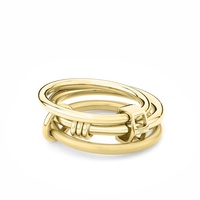 Liebeskind Berlin Ring LJ-1427-R-54 Edelstahl IP gold