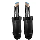 Lindy Fibre Optic Hybrid HDMI 8K60 Kabel HDMI 30 m Schwarz