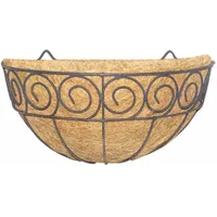 Siena Garden Wandampel Scroll 35 x 17 x 18,5 cm Schwarz