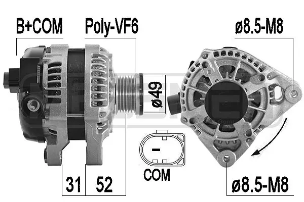 MESSMER Generator 209585 für Ford