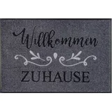 Wash+Dry Willkommen Zuhause 50 x 75 cm Grau