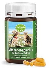 tierlieb Capsule con il complesso della vitamina B per cani e gatti - 48 g