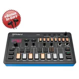 Roland Aira J-6 Chord Synthesizer + Bonus In-Ear Kopfhörer Synthesizer, Schwarz