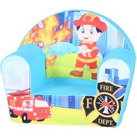 KNORRTOYS Kindersessel Fireman blau