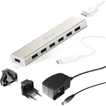 j5create USB Hub USB-C 7-Port Hub,
