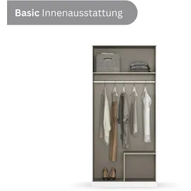 Rauch Drehtürenschrank Costa 91 x 197 x 54 cm Braun