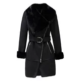 SALSA JEANS Shearling Mantel - - L