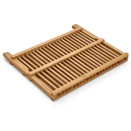 Zeller Tellerabtropfständer 42 x 35 x 27,5 cm Farbe Bambus