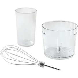 Russell Hobbs Stabmixer [3in1 Handmixer] elektrischer Zerkleinerer (Küchenmaschine mit 3 Aufsätzen f.Babynahrung,Smoothies,Suppen,2 Geschwindigkeiten+Impuls,Edelstahl,BPA-frei) Matte Charcoal 27141-56