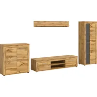 INOSIGN Wohnwand »Aosta, Breite 330cm, best. aus Highboard, Lowboard,