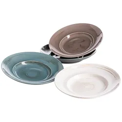 Pastatellerset Derby aus Porzellan, 4-teilig