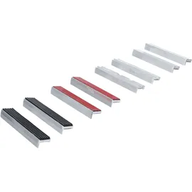 BGS Schraubstock-Schutzbacken-Satz Aluminium 150 mm 8-tlg. grau