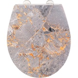 Wenko WC-Sitz Grey Marble mehrfarbig