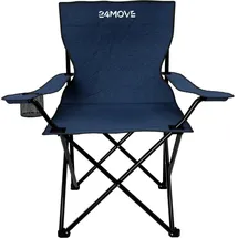 24move Campingstuhl Faltstuhl Blau