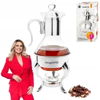 Teekanne Auf Wärmeplatte, Glas-teekanne Konighoffer Aladyn 1,4 L