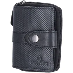The Skandinavian Brand Damen Leder Geldbörse klein  Black