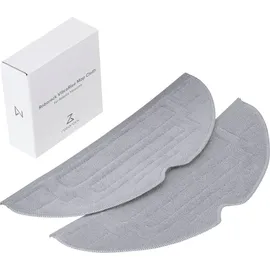 Roborock S8 Pro Ultra Original Zubehör VibraRise 2.0 Mopp (2 Stück) - Grau