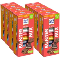 Ritter Sport Tafelschokolade mini Bunter Mix 150 g, 8er Pack