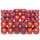 vidaXL 100-tlg. Weihnachtskugel-Set 3/4/6 cm Rot
