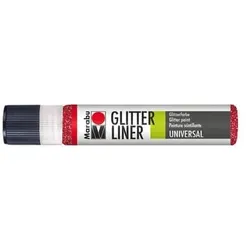 Glitter Liner, 25ml, rubin