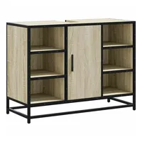 VidaXL Waschbeckenunterschrank Sonoma-Eiche 80x33x60 cm Holzwerkstoff