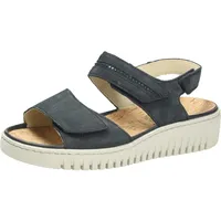 WALDLÄUFER K-Valerie Sandale blau, 38.5 EU Weit