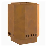 vidaXL Feuerstelle 38x38x51 cm Cortenstahl Vidaxl