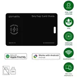 4smarts SkyTag Card Duos ReCharge schwarz 2er Set