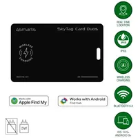 4smarts SkyTag Card Duos ReCharge schwarz 2er Set