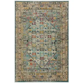benuta Casa Vintage-Teppich 120 x 170 cm Blau