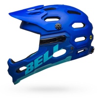 Bell Helme Super 3R MIPS 58-62 cm matte blue/bright blue 2019