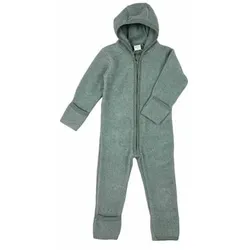 LITTLE Fleece Overall green melange, 50/56
