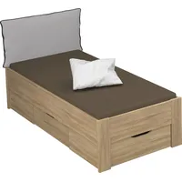 Rauch Stauraumbett Aditio 96 x 208 cm braun