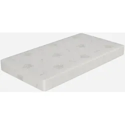 MiaSuite Matratze für Wiege 70x140 Höhe 10 cm - Waterfoam, Abziehbar, Bezug Aloe Vera | Lupin Baby