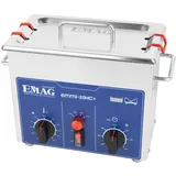 EMAG Ultraschallreiniger Emmi 20HC Plus Ultraschallreinigungsgerät 2,6L mit Heizung & 4 Ultraschall-Leistungsregler, für professionelle Werkzeuge, Laborausrüstung, Elektroplatinen, Brille, Schmuck