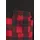 URBAN CLASSICS Patterned Polar Fleece Track Jacke Black / Red S