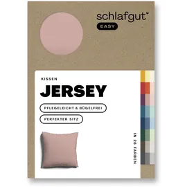 schlafgut Easy Jersey", Kissenbezug 40x40 cm Purple mid), mit 100% Baumwolle, superweicher & atmungsaktiver Kopfkissenbezug