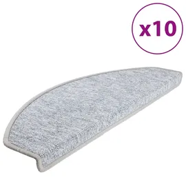 vidaXL Stufenmatte 65 x 24 cm Hellgrau