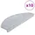 vidaXL Stufenmatte 65 x 24 cm Hellgrau