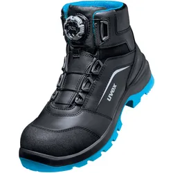 UVEX Arbeitsschutz xenova BOA S1P, Unisex, Erwachsener, Sicherheitsstiefel, Schw