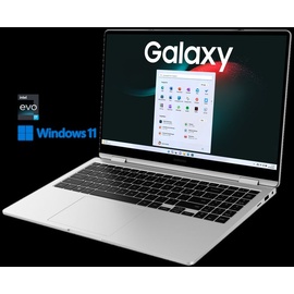 Samsung Galaxy Book3 360 Hybrid (2-in-1) 39,6 cm (15.6") Touchscreen Full HD Intel® CoreTM i7 i7-1360P 16 GB LPDDR4x-SDRAM 1 TB SSD Wi-Fi 6E (802.11ax) Windows 11 Home Silber